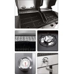BBQ GRILL 2IN1, GAS + CHARCOAL, SS 8,2KW (YG-20030)