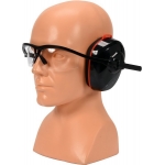 COMBINED EYE&EAR PROTECT. MUFFS TRANSP. (YT-74636)