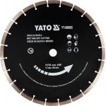 Deimantinis segmentinis pjovimo diskas | 350x25,4 mm (YT-60003)