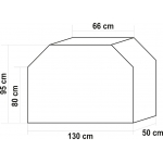 Крышка гриля прочный оксфордский материал полиуретан 130 х 50 х 95 см (99761)