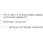 BRAKE CALIPER SOCKET AND BIT SET (YT-06808)