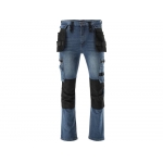 STRETCH JEANS TROUS. DARK BLUE S. S (YT-79050)