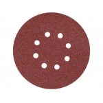 Šlifavimo popierius {velcro) | 8 skylės | 150 mm / P40 | 50 vnt. (YT-834591)