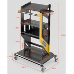 Įrankių vežimėlis ant ratukų | diagnostikos remonto sandėliavimo dirbtuvės (TDC300)