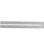 Marking/scratching ruler | stainless steel | angular | 180 mm (SR180)