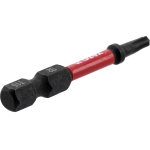 Antgaliai smūginiai | 6,3 mm (1/4") | S2 | T-Star (Torx) T15 | 2 vnt. (YT-78052)