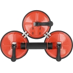 Stiklo kėliklis trigubas | prisiurbtukas | 3 x Ø 150 mm (YT-37239)