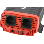 Automobilinis įtampos inverteris | grynas sinusas | 12/230V 1000W (YT-81483)
