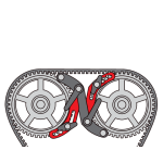 Skirstomųjų velenų fiksatorius DOHC varikliams | 0–70 mm | 5 vnt (YT-060083)