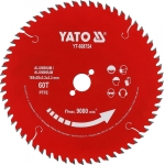 TCT saw blade for aluminum and non-ferrous metals | 185 mm | 60 teeth | 20 mm (YT-608754)