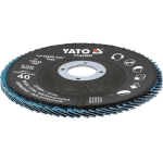 Flap disc | ZIRCONIUM | P40 | 125X22mm | 10 pcs (YT-833000)