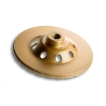 Deimantinis šlifavimo diskas | lėkštės tipo | dviejų eilių | M14x125 mm (DR0125B)