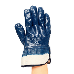 Рабочие перчатки покрытые нитрилом (широкие) (KD624)