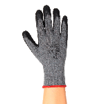 Рабочие перчатки с резиновым покрытием ладони и пальцев частично (KD610)