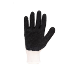 Рабочие перчатки с резиновым покрытием ладони и пальцев частично (KD615)