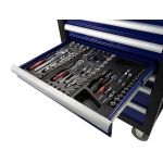 Įrankių spintelė GEKO PREMIUM su 6 stalčiais su įrankiais (G10832)