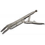 12" long nose locking pliers straight jaws CR-V  (LLPS)