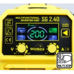 Semi-automatic welding machine MIG Wertberg FCAW/MMA/TIG LIFT 200A IGBT (SG2.40)