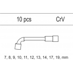 Набор ключей торцевых L- образных (YT-55456)