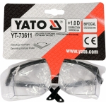 Apsauginiai akiniai | su dioptrijomis | +1 (YT-73611)