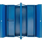 Metal Tool Box | empty | 420 x 200 x 150 mm | 3 Compartments (33001)