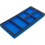 Tool Tray 1/3, empty: 6 Storage Compartments | 408 x 189 x 32 mm (74361)