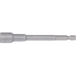 Socket, Hexagon, extra long | for electric drills | 6.3 mm (1/4") Drive | 10 mm (2766)