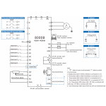 Dažnio keitiklis Wecon VB-4T5R5GB/7R5PB 3F>3F 5.5/7.5kW IP20