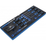 Foam Tray for Item 3312: Screwdriver, Bit Set and magnetic Lifter | 41 pcs. (3343)