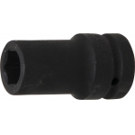 Impact Socket, Hexagon, deep | 25 mm (1") drive | 24 mm (5500-24)