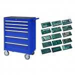 Roller cabinet with tool set trays, 300pcs. (NTBR4006XIS15T)