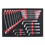 Roller cabinet with tool set trays, 181pcs. (TBR5807AXIR)