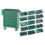 Roller cabinet with tool set trays, 300pcs. (S95107IR)