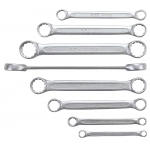 Double Ring Spanner Set | extra flat | 6-22 mm | 8 pcs (30300)