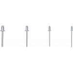 Blind Rivets Assortment | aluminium | Ø 2.4 - 4.8 mm | 400 pcs. (8058)