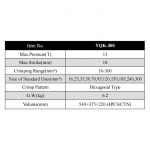 Kraštų užspaudimo įrankis hidraulinis (YQKGR)