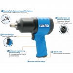 Composite air impact wrench 1/2" (STIW1640)