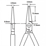 Prailgintos replės 200mm KNIPEX (3831200)