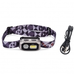 Osram + COB LED rechargeable detachable head lamp with sensor (ZF6567)