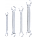 Open Double-Ring Spanner Set | Inch sizes | 4 pcs. (1782)