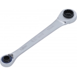 Double Ended Ratchet Wrench "4 in 1" | 10 x 12, 14 x 17 mm (30818)