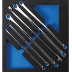 Tool Tray 2/3: Double Ring Spanner Set | 10 x 11 - 22 x 24 mm | 6 pcs. (4194)
