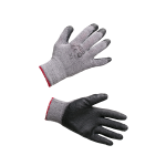 Рабочие перчатки с резиновым покрытием ладони и пальцев частично RSG (KD614)