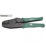 Ratchet crimping pliers for insulated terminals (S91105)