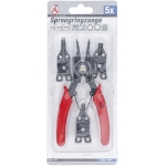 Circlip Pliers with Interchangeable Heads | 160 mm | 5 pcs. (454)