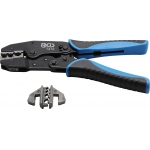 Ratchet Crimping Tool | exchangeable pressing profile Inserts (1412)