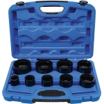 Groove Nut Socket Set | inside taps | KM4 - KM12 | 9 pcs. (8327)