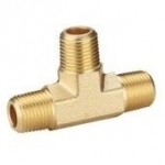 T-type connector M. Ext. thread 1/4" x M. Ext. thread 1/4" x M. Ext. thread 1/4" (6T14)