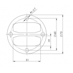 Алюминиевая прокладка для компр., SD-FV70 (AG-SDFV70)