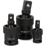 Universalių šarnyrų smūginių rinkinys 3vnt. 1/4"+3/8"+1/2" (KRKJS01)